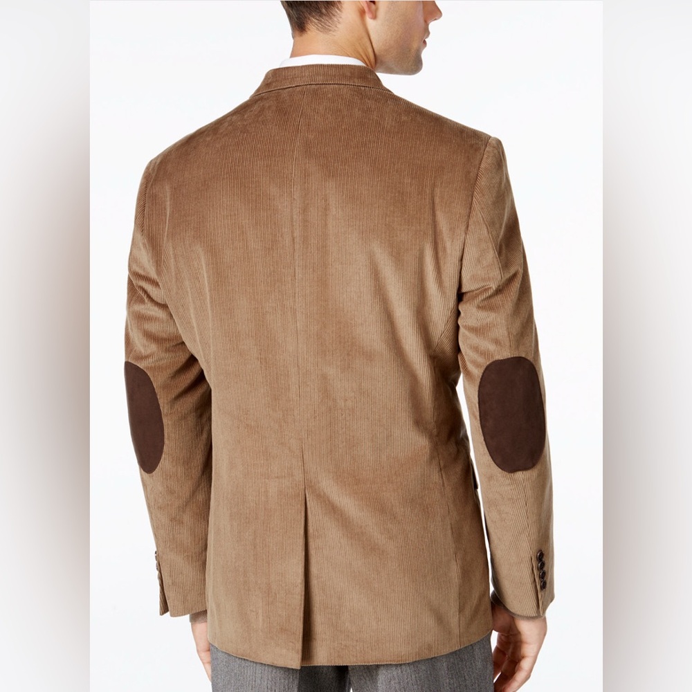Lauren Ralph Lauren Corduroy
Blazer Men’s 40R Brown Elbow
Patches Dog Print